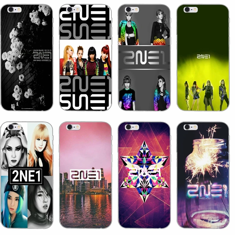 

2Ne1 star group kpop silicone TPU Soft phone case For Apple iPhone 4 4s 5 5s 5c SE 6 6s plus 7 7plus 8 8plus X