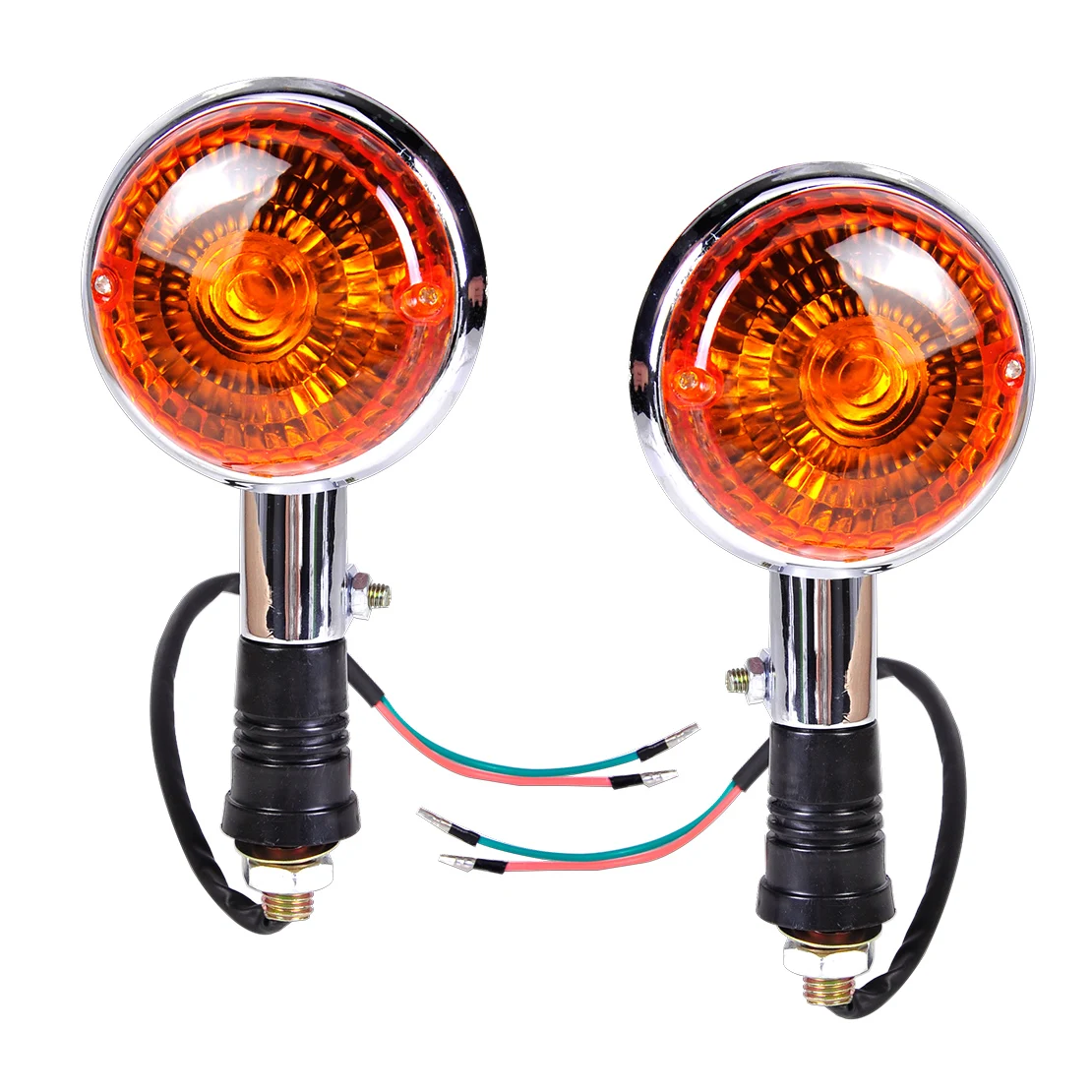 

CITALL 2x Motorcycle Turn Signal Light Blinker Indicator Orange Lens for Yamaha Road Star Virago V Star Vmax XJ700 XJ700X XJ750