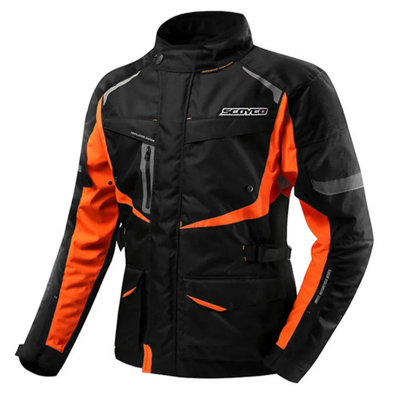 Men Motorcycle Jackets Winter Warm Racing Windproof Motocross Riding