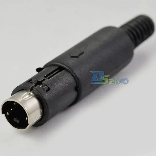 

High QualityNew Male 4 pin Mini DIN Mini-DIN Connector Adapter