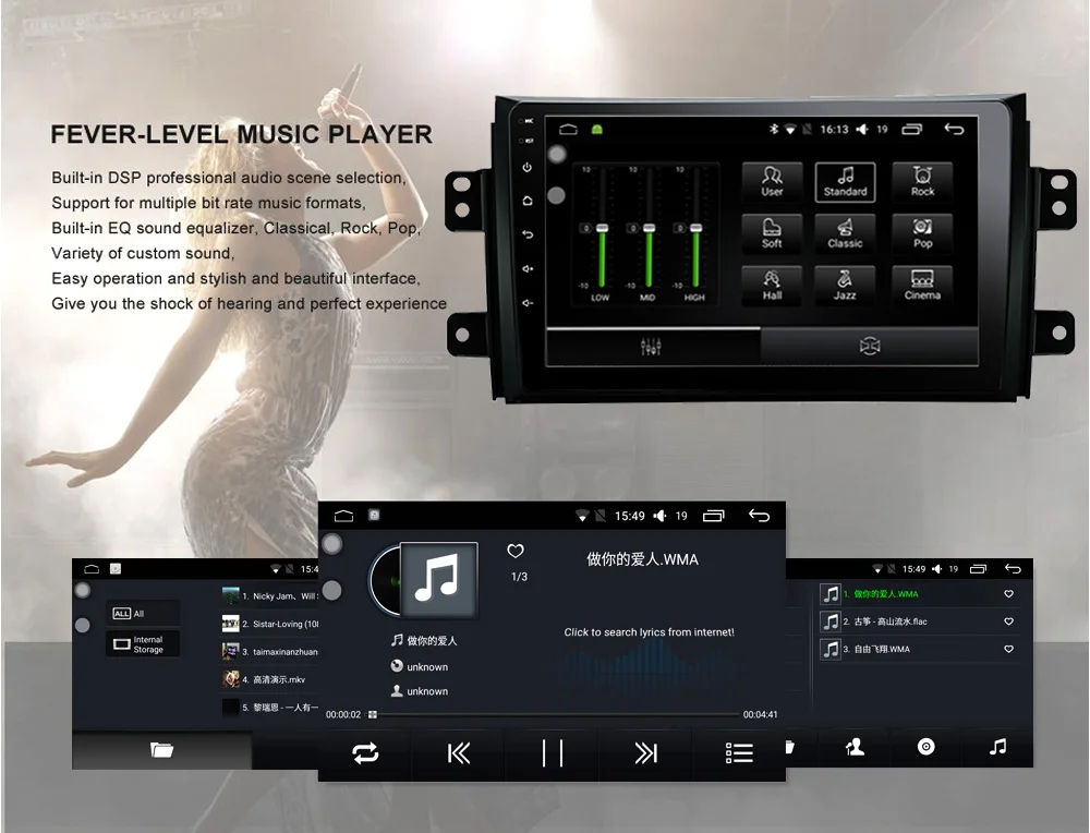 Android 8.0 DSP IPS screen AV Output CAR DVD PLAYER For Suzuki SX4 2007-2013 GPS navigation multimedia radio pcAndroid 7.1