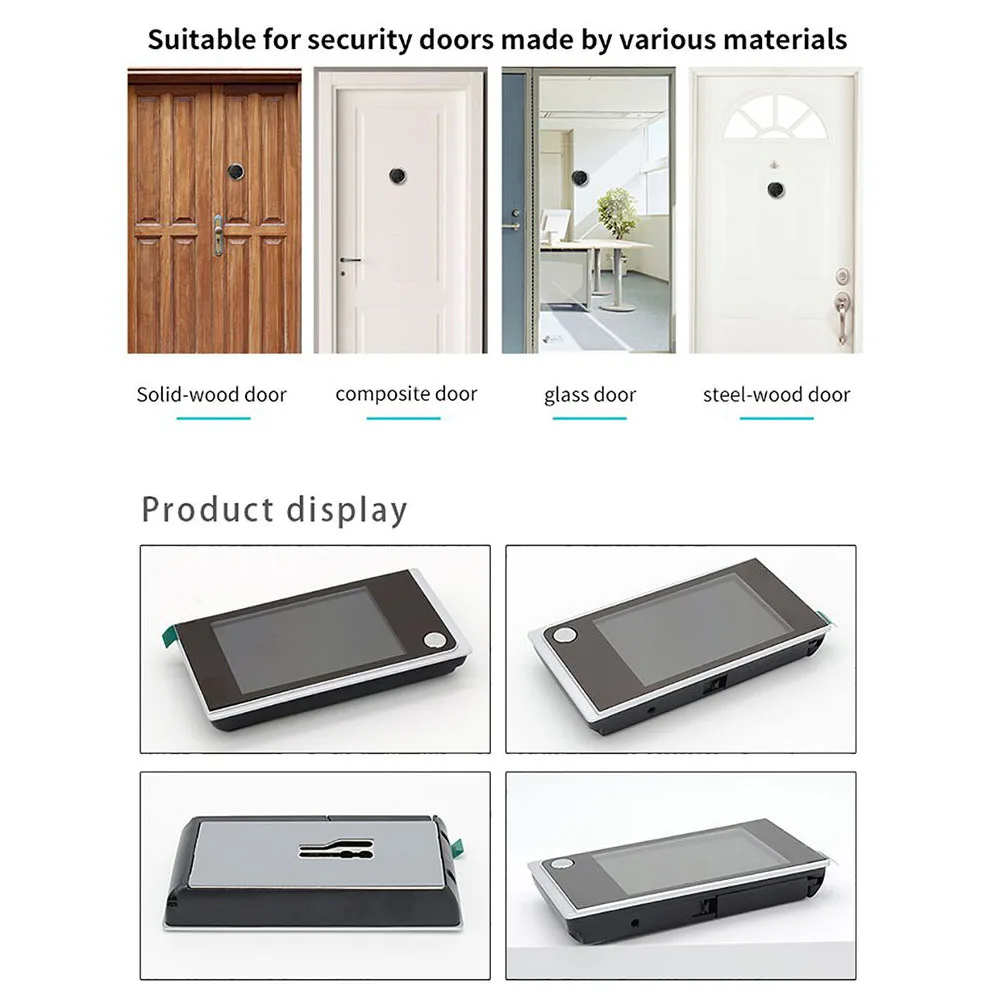 

SF530S 3.0 inch Digital Peephole Viewer Camera TFT HD LCD Display Door Eye Door Bell 120 Degree Wide-angle Lens