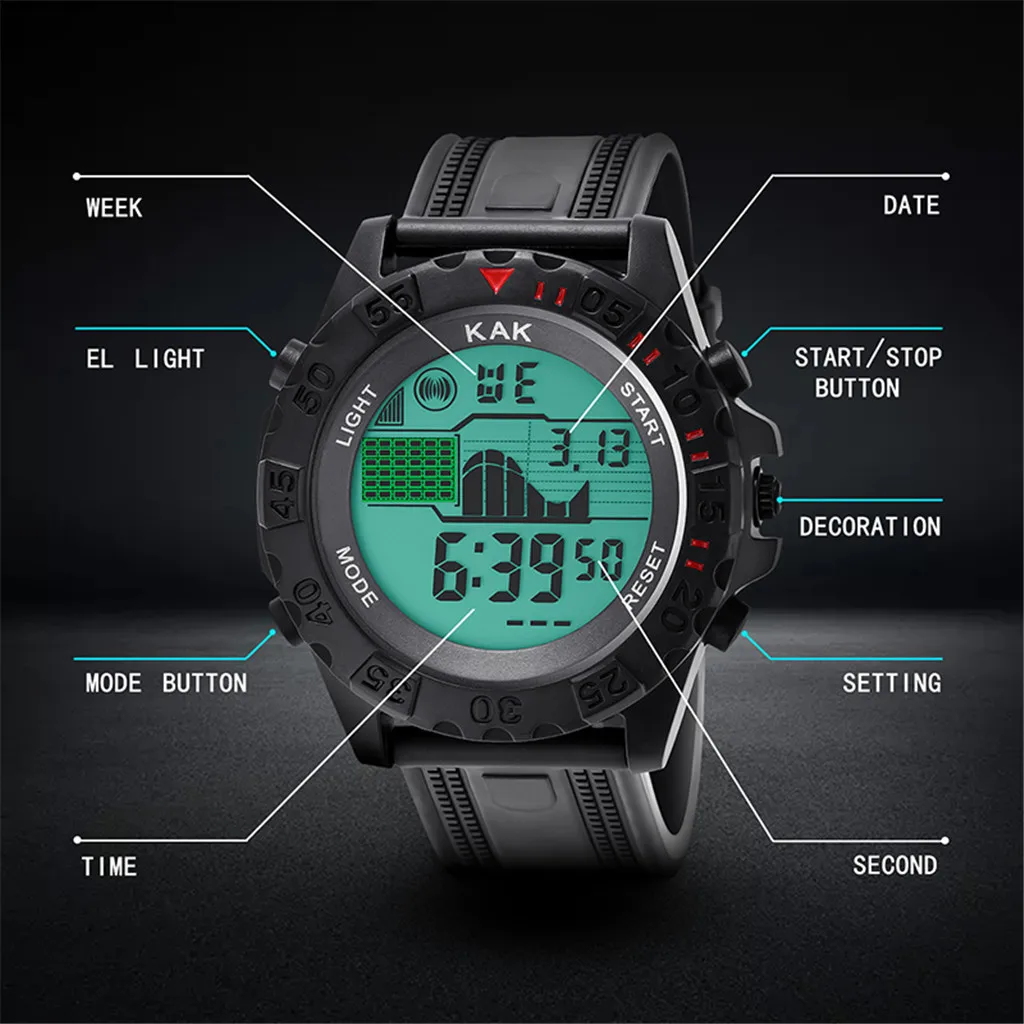 

Fashion High-End Men's 30M Waterproof Electronic Watch Series Men's Models quality quartz watch OUTDOOR Hiking sport best gift5