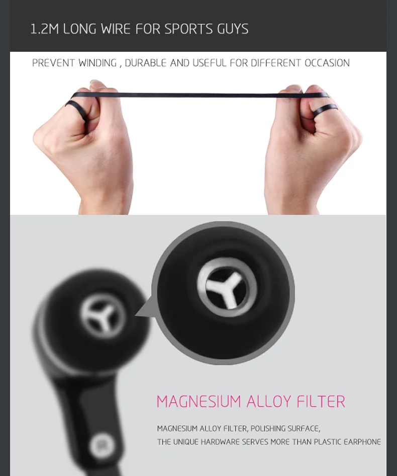 MOGCO IE-M9 Wired In-ear Earphone Heavy Metal Rock Music Hifi Stereo Sound Subwoofer Earphone With Microphone Earpiece Earbuds (11)