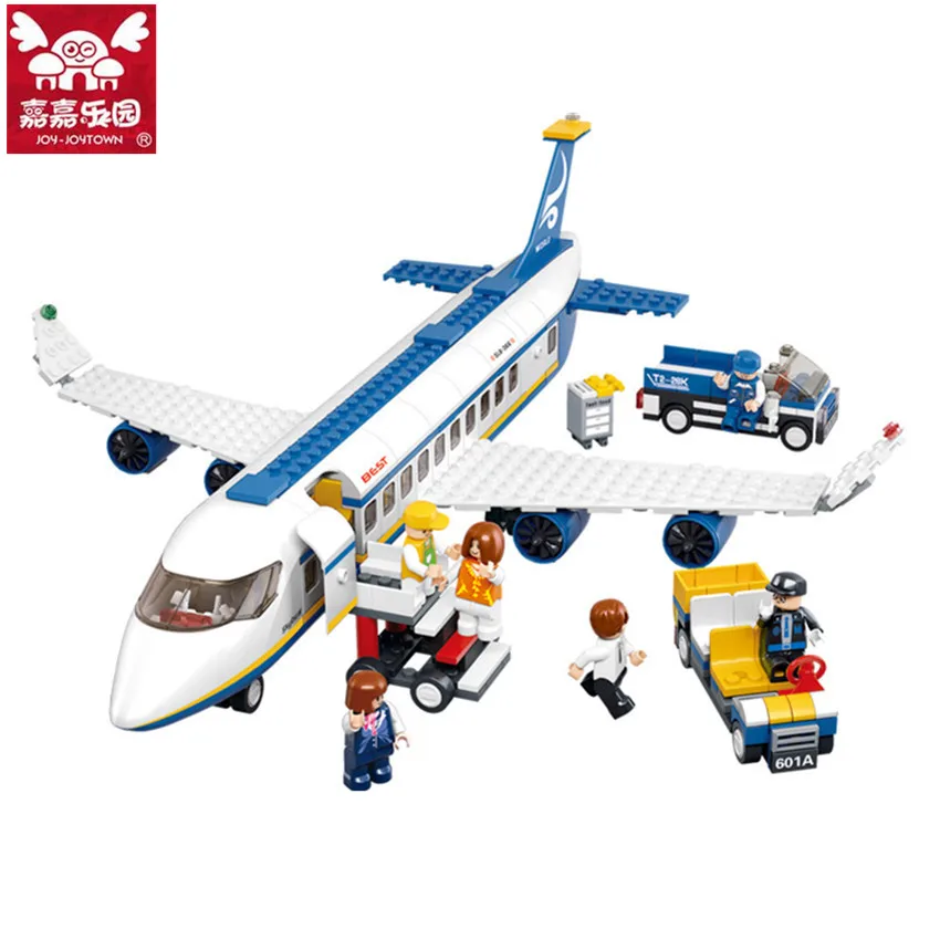 

463pcs DIY Super Airport Bus Model Toys Assembling Small Particles Aircraft Building Blocks for Kids Christmas Gift