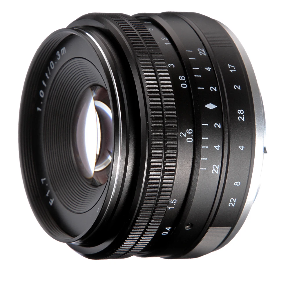 

50mm f/2.0 Manual Focus Prime Fixed Lens for Nikon 1 Sony E-mount Olympus Pansonic M4/3 Fujifilm X Canon EOSM Mirrorless Cameras