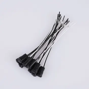 

10Pcs G4 Lamp Holder Halogen Lamp Light Base With Cable Lighting Accessory