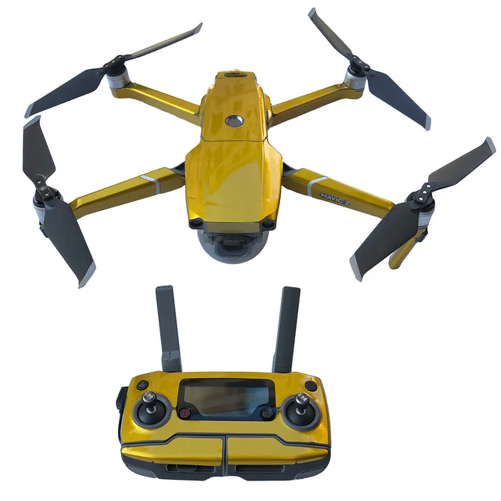 DJI Mavic 2 Skin Waterproof Fluoresce Sticker Body Sticker Arm Battery Remote Control Complete Film Mavic Accessories-8