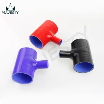 

3" To 3" Silicone Hose 76mm To 76mm T Shape Tube Pipe for 25mm ID BOV 3