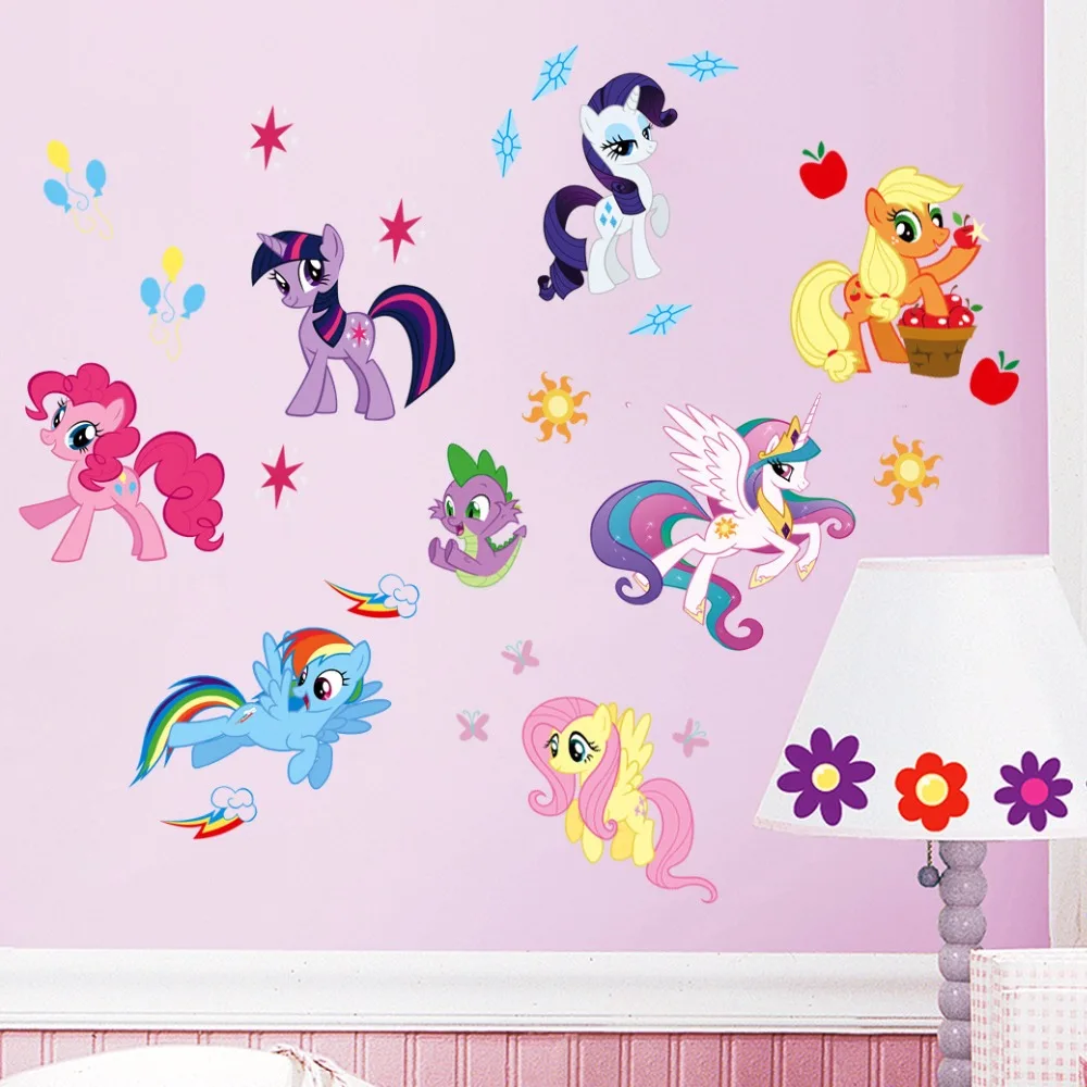 Anime My Little Pony Wall Art Canvas Painting Rainbow My Little Pony