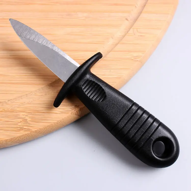 Открывалка для раковин нож для устриц гребешки гребешок устройство для улитки Многофункциональные ножи пластиковые черные ручки