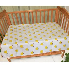 Адамант ant Детские простыней хлопок новорожденных простыни мультфильм детские защиту окружающей среды реактивной печати 150X90 см