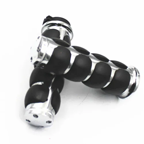 

1" 25mm Chrome Handle bar Hand Grip For Honda Rebel 250 Shadow VT VTX Goldwing Cruiser Chopper