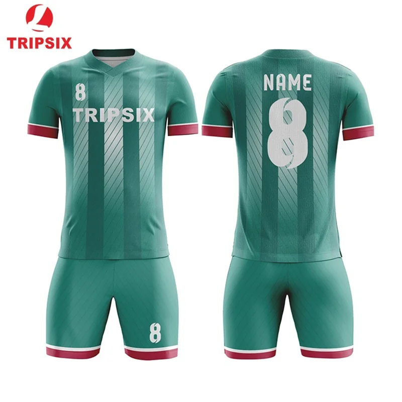 

Customized Sublimation Soccer Match Team Jersey Uniform Set