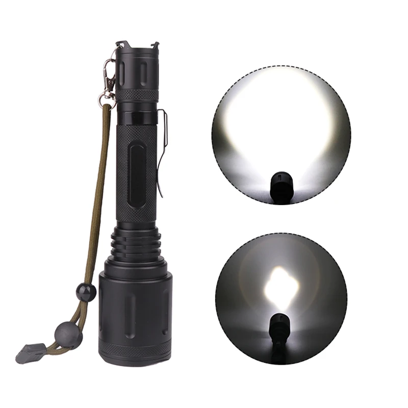 Litwod Z301262 XHP70 powerful LED flashlight torch 20000LM Zoom Tactical defense daylight flashlight Lantern for hunting light