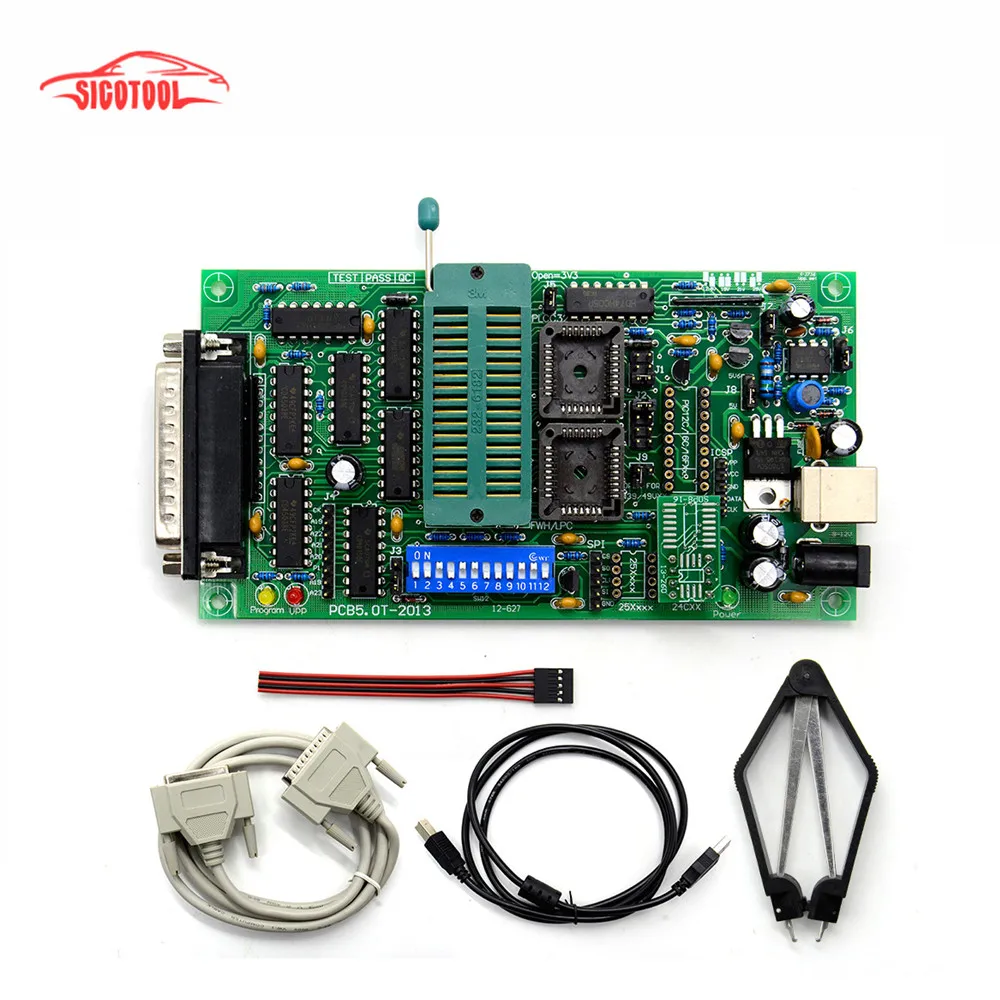 

New arrival SPI 25xx PCB5.0T-2013 EPROM programmer, BIOS009 PIC,support 0.98d12,promotion clip PLCC32+SOIC 8 pin adapter