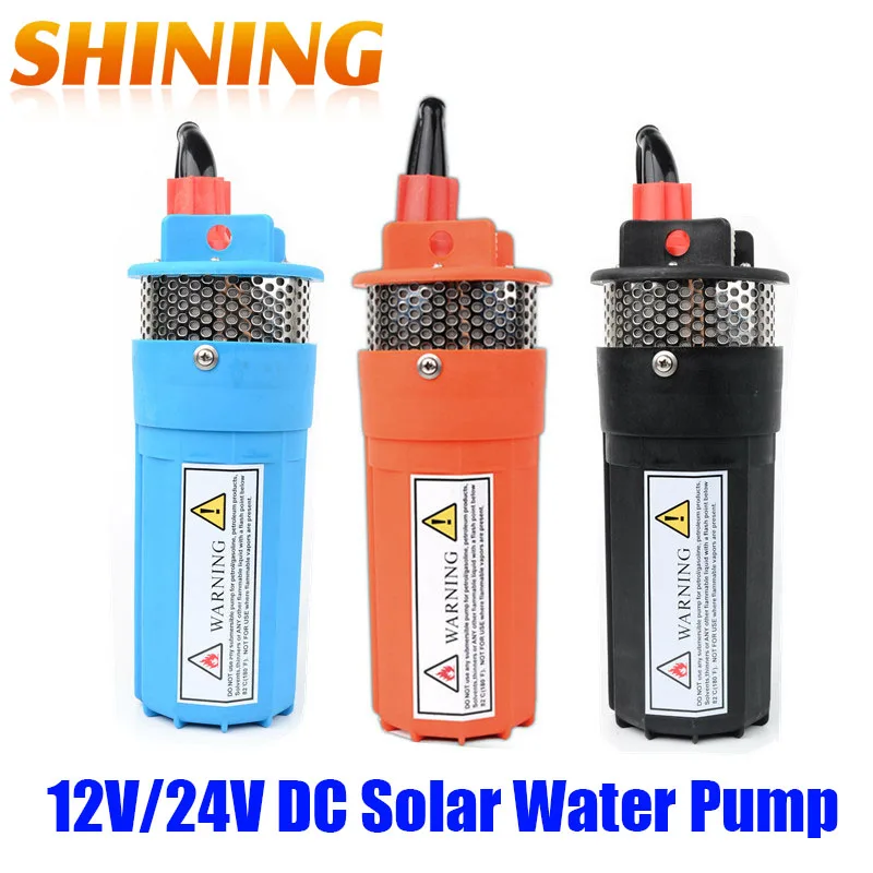 

12V DC Max. Head 70m 6L/Min Submersible Solar Water Pump, Solar Fountain Pump Diaphragm Water Pump For Garden Irrigation
