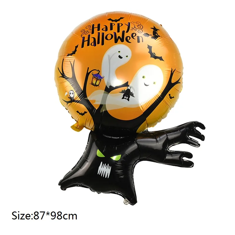 Хэллоуин Тыква призрак Декор фольгированные шары паук гелиевые шары надувные игрушки для детей летучая мышь Globos вечерние принадлежности на Хэллоуин - Цвет: S11