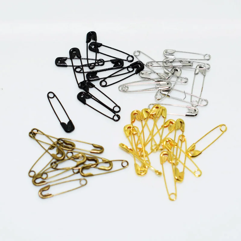 

200 Pieces/Lot Copper Knitting Locking Markers Safety Pins Needle Multi Color DIY Handmade Craft Supplies 19*5mm