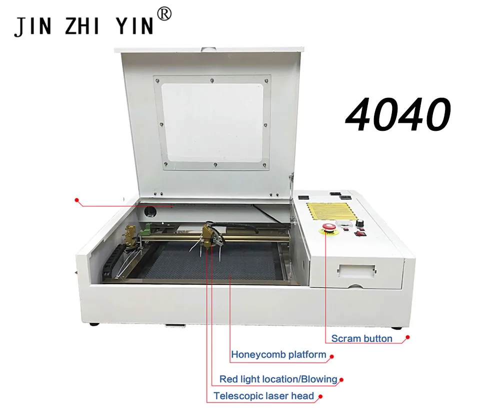 

40W 4040 Co2 Laser Engraving machine M2 System Cutting Machine Plywood,Wood ,Mdf,Paper, Plastic, Plexigl,Acrylic,Crytal, Glass