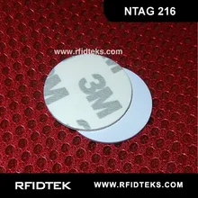 CT30mm rfid ПВХ монета транспондеров rfid ПВХ промышленности Монета тег 13.56 мГц 888 байт R/W NXP ISO14443A с ntag 216 чип