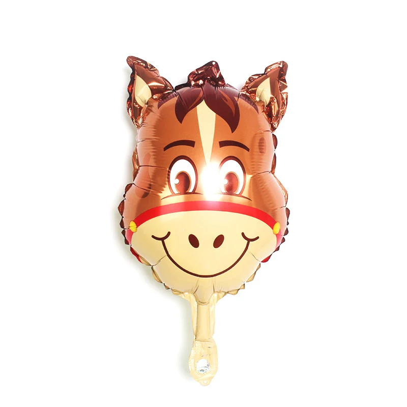 

5pcs 16inch monkey/tiger/cow animal Forest party Foil balloon birthday party decorations adult kids toy Balls Inflatable