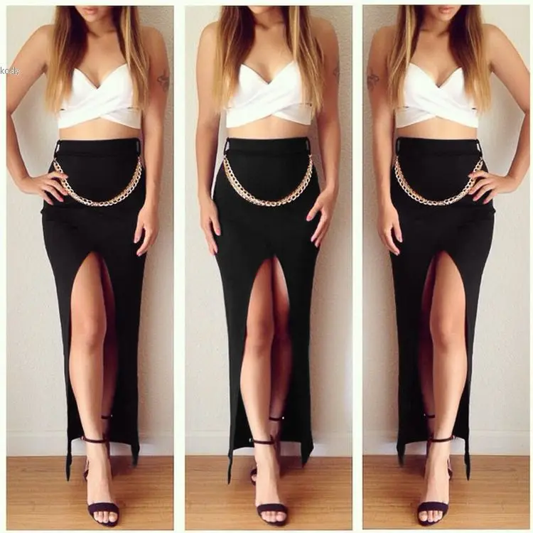 2015 New Fashion Women Sexy Floor-length Long Skir...