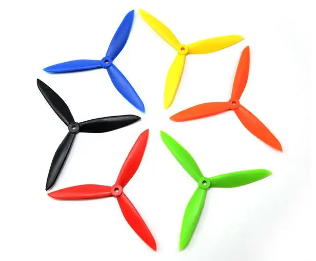 

5pair=10pcs 6*4.5 3 Blade Propeller Props CW/CCW 6045R 6045 for Mini Quadcopter Gemfan Original Plastic Props Mini Paddle