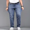 High Quality Stretch Plus Big Size 29 - 44 46 48 90% Cotton Straight Denim Jeans Men Famous Brand 2022 Spring ► Photo 2/5