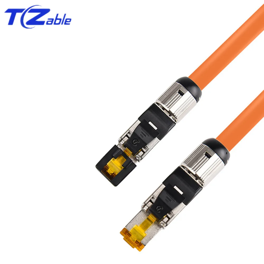 Ethernet разъем Cat7 RJ45 разъем 10G 600MHz сетевой разъем экранированный RJ45 адаптер 8p8c компьютерные кабели разъем