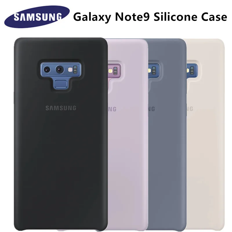 100% оригинальный силиконовый чехол для Samsung Galaxy Note 9 / Note8 S9 Plus с защитой от износа
