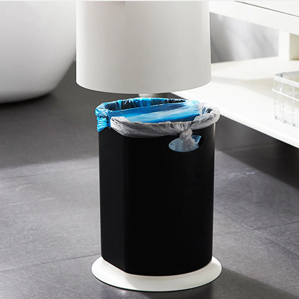 

Household Creative Press-type Trash Can with Lid Kitchen Bathroom Living Room Pop-up Paper Waste Bins Press-type Storage Bucket