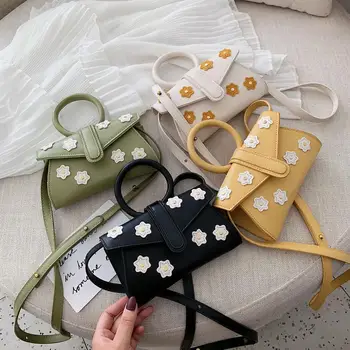 

Women Handbag Summer Messenger Bag 2019 Fashion Simple PU Leather Shoulder Bag High Quality Luxury Ladies Small Handbags #20