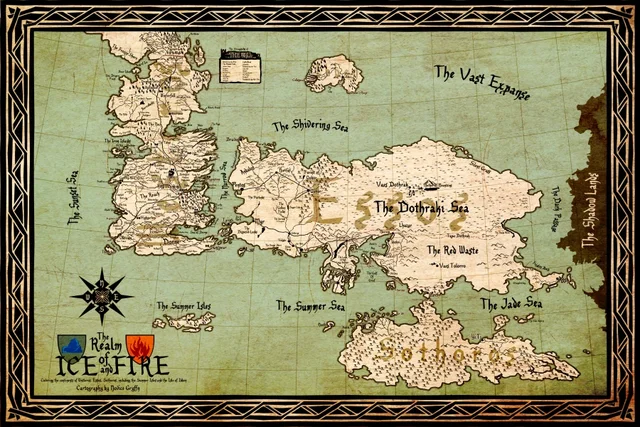 Map Of Game Of Thrones