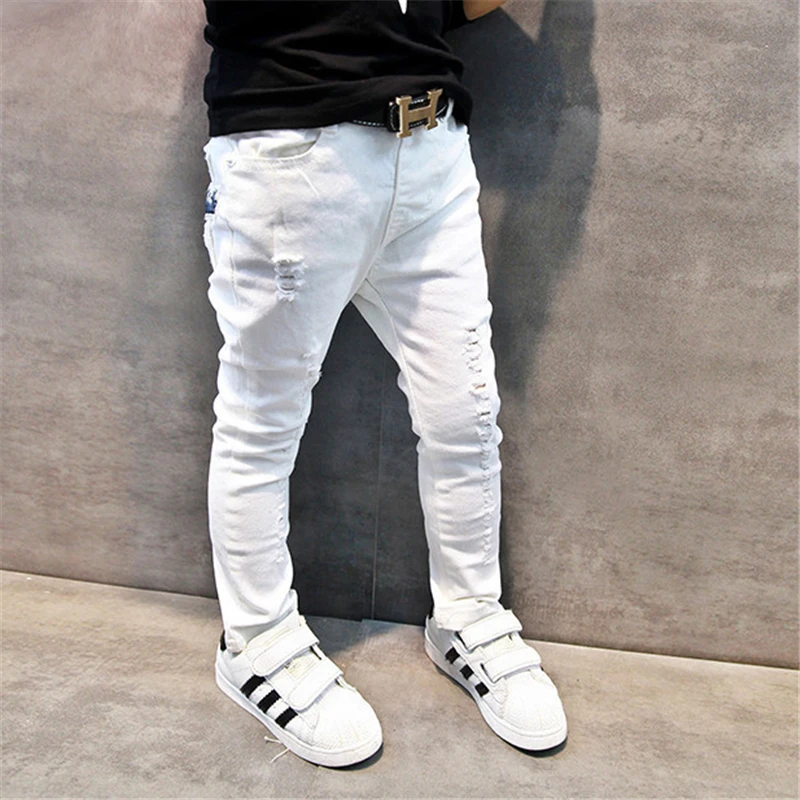 baby boy white skinny jeans