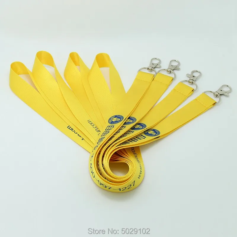 

customized good quality polyester airline work webbing lanyards with your own logo
