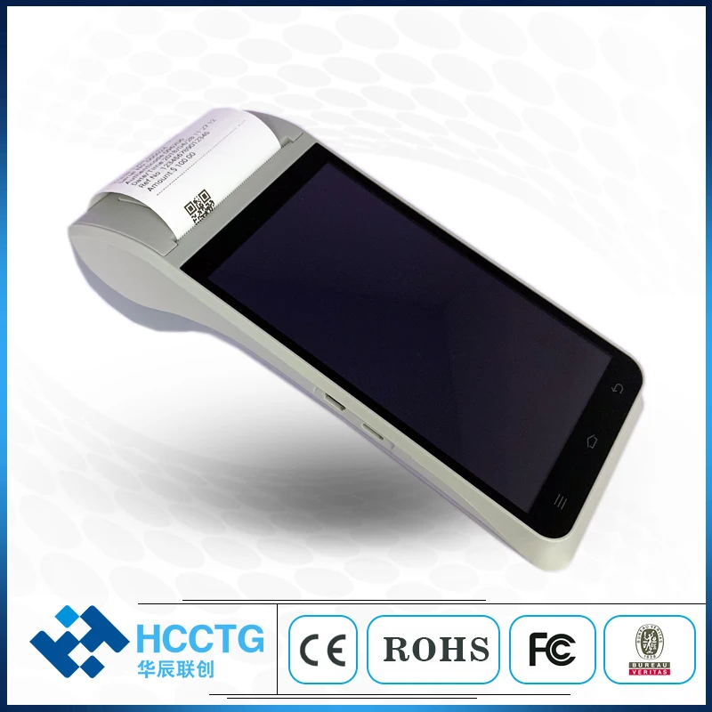 Android9.0 RAM2GB+ROM16GB NFC Smart Mobile 4G Bluetooth Payment Handheld Android POS Device With Pr