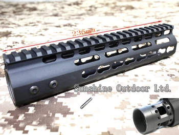 

Real aluminum CNC ultra-light weight nsr 9.0 inch keymod rail system HandGuard Rail System -Free Shipping