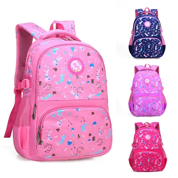 

2020 New Arrivals Girls School Bags Cartoon Print Backpack Waterproof Elementary school backpacks large Capacity Mochila Escolar