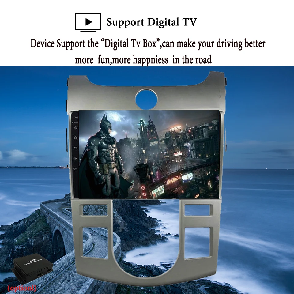 Flash Deal 9" android 9.1 Car Radio DVD Player for KIA forte 2009-2014 GPS Navigation Tape Recorder support DVR Camera Rear Carplay 4+64GB 19