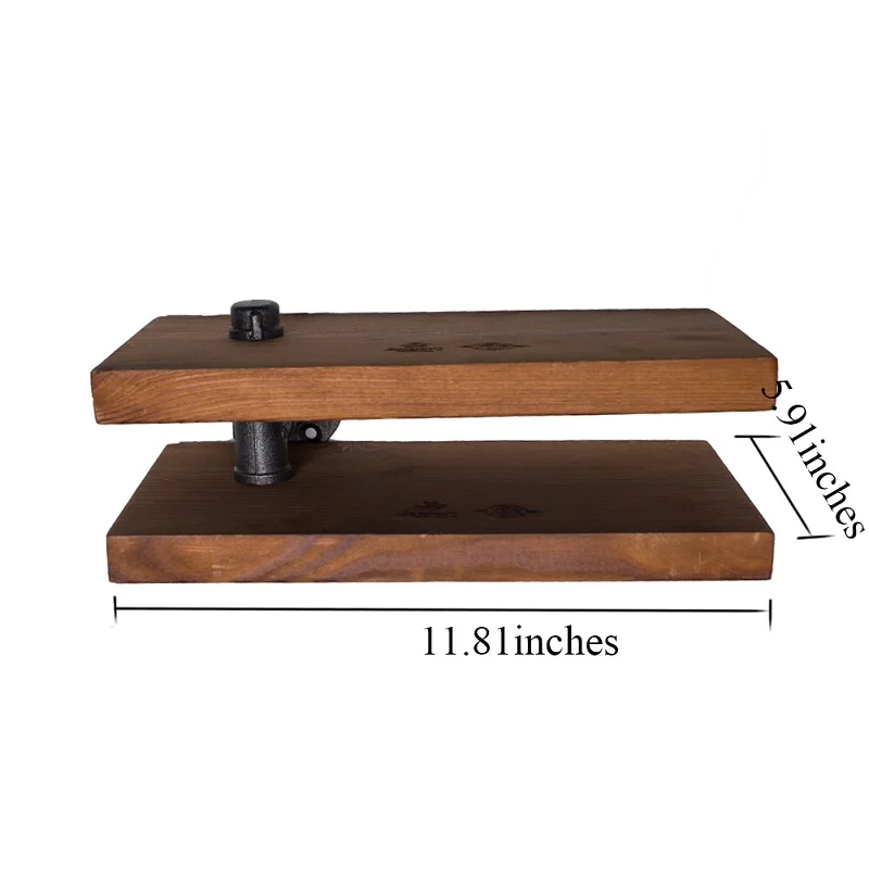 الإبداعية لوفت الأمريكية البلد نمط الحديد المطاوع رف جدار خزانة الجرف الفن معرض الجرف المياه SEPARATOR-Z30