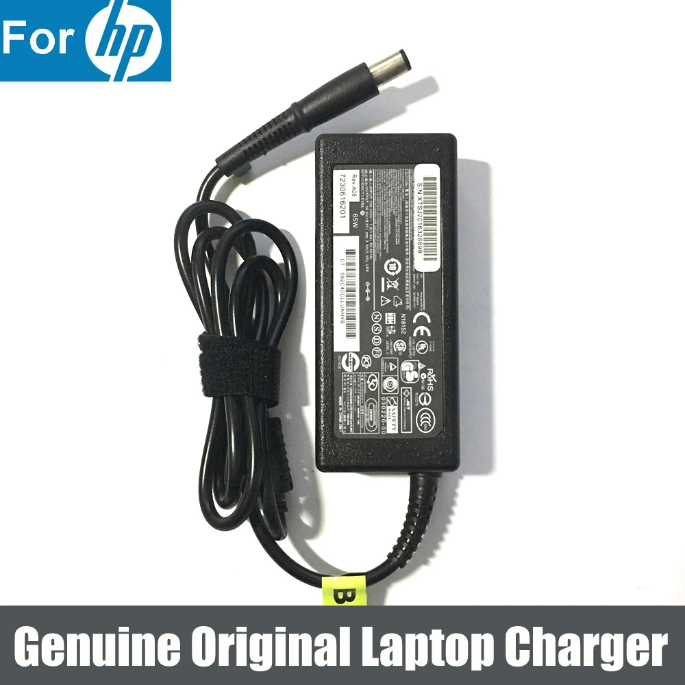 Adaptador de corriente para ordenador portátil HP, cargador Original de 65W, 613161, 001, 1650, 02|laptop adapter|laptop adapter chargercharger laptop - AliExpress