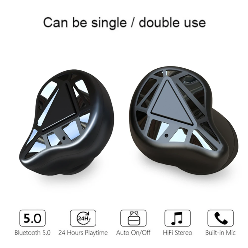 T8 Автоматическое Сопряжение Bluetooth5.0 наушники True Беспроводной наушники bt 5,0 головной телефон, когда наушники TWS с зарядным устройством
