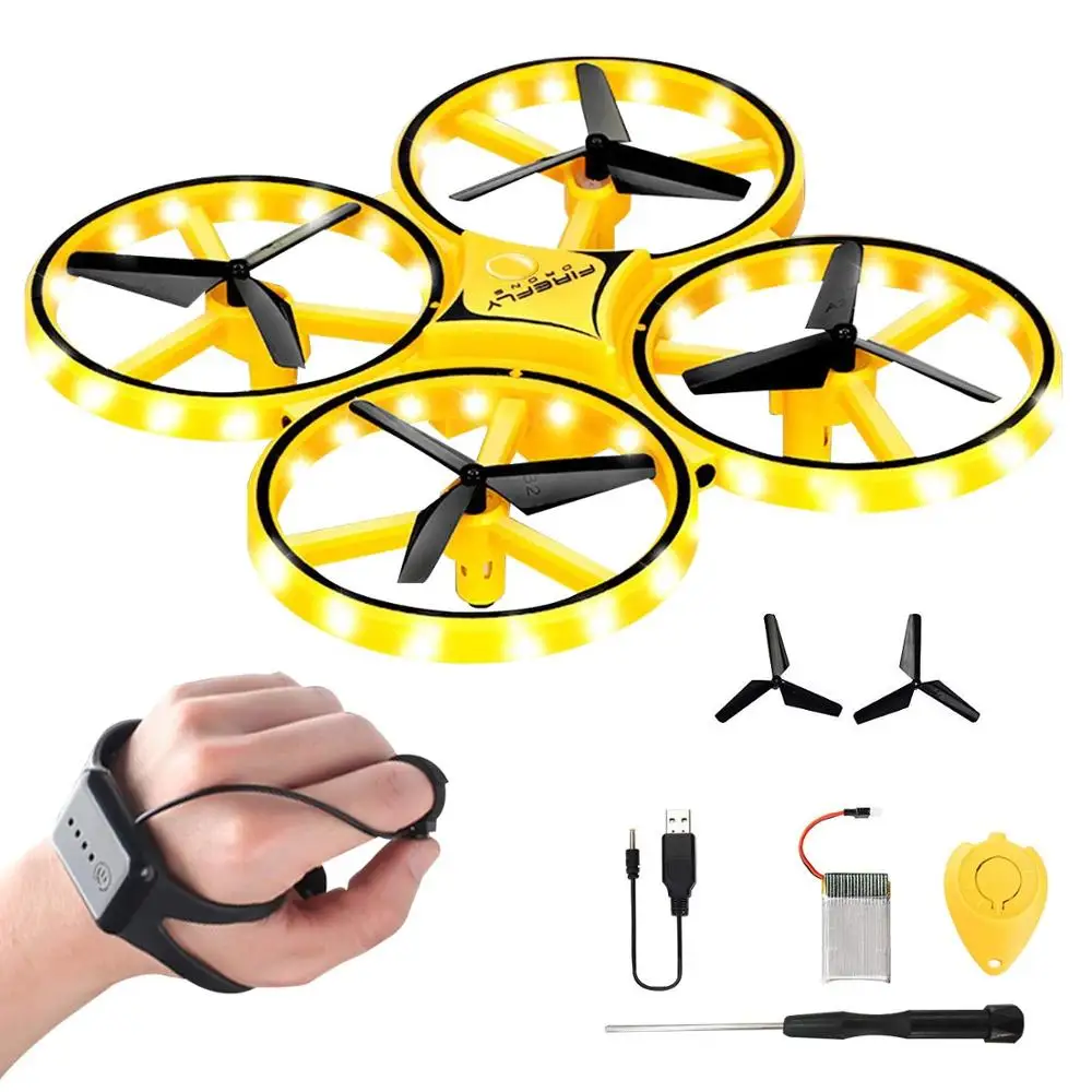 

Mini Drone for Kids, 2.4G Gravity Sensor RC Nano Quadcopter with Infrared Obstacle Avoidance, Hand Control, Throw to Fly