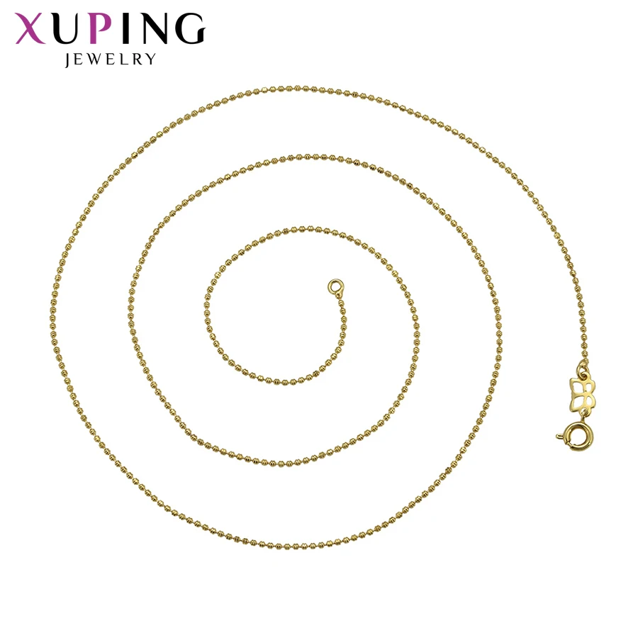 

Xuping High Quality Light Gold Color Plated Necklace Ethnic Style Jewelry for Women Valentine's Day Gift S126.10-45464