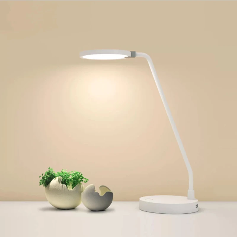 Оригинальная Светодиодная лампа Xiaomi Smart COOWOO регулируемая настольная с защитой