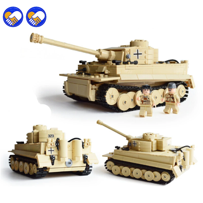 Игрушка мечты 995 шт век военные строительные блоки немецкий Король тигр Танк
