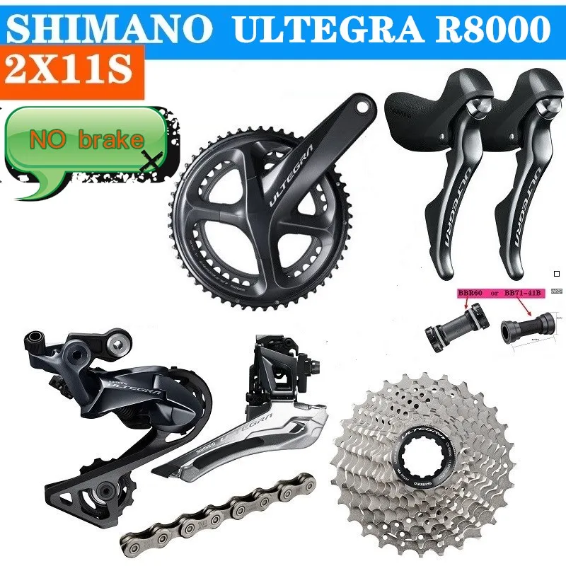SHIMANO R8000 Groupset ULTEGRA R8000 6800 Groupset Derailleurs ROAD Bicycle 50-34 52-36 53-39T 11-25T 11-28T 170mm 172.5mm