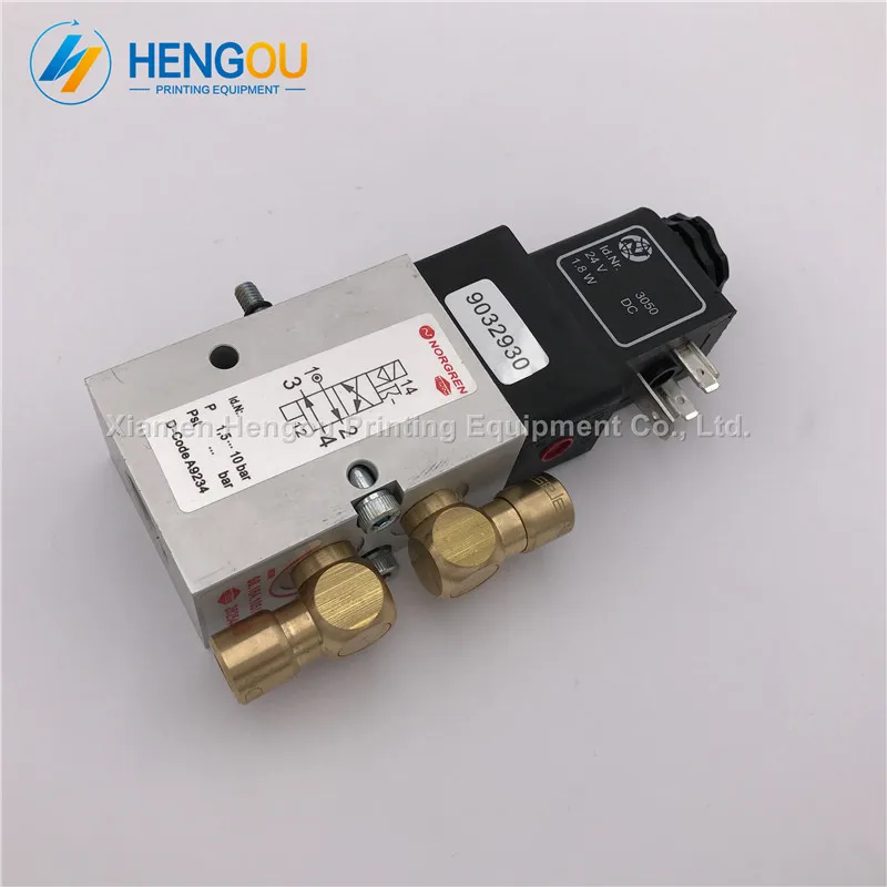 

1 Piece Copper head Hengoucn CD102 SM102 MO Printing Machine Solenoid Valve 98.184.1051, 2625484