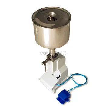 A02 Manual hand pressure stainless paste filling machine dispensing liquid packaging equipment sold cream machine 0 ~ 50ml